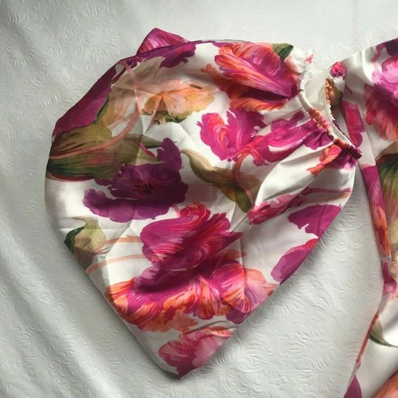 Boston Proper Alexia Admor Lace-Up Top- Size 8 - Picture 7 of 12